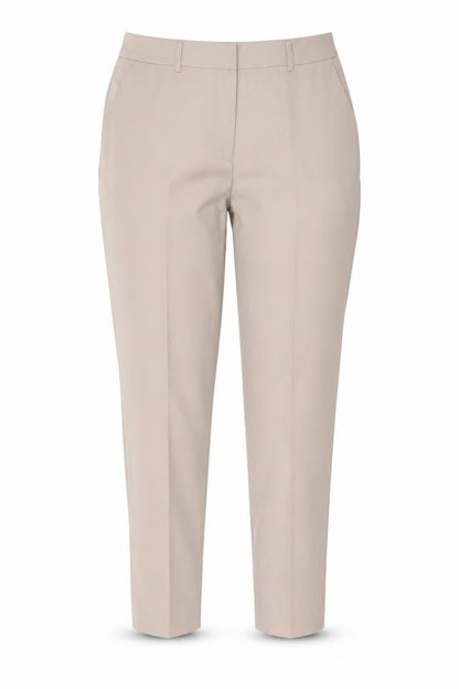 Dorothy Perkins Women Beige Slim Tapered Work Trousers Size 12