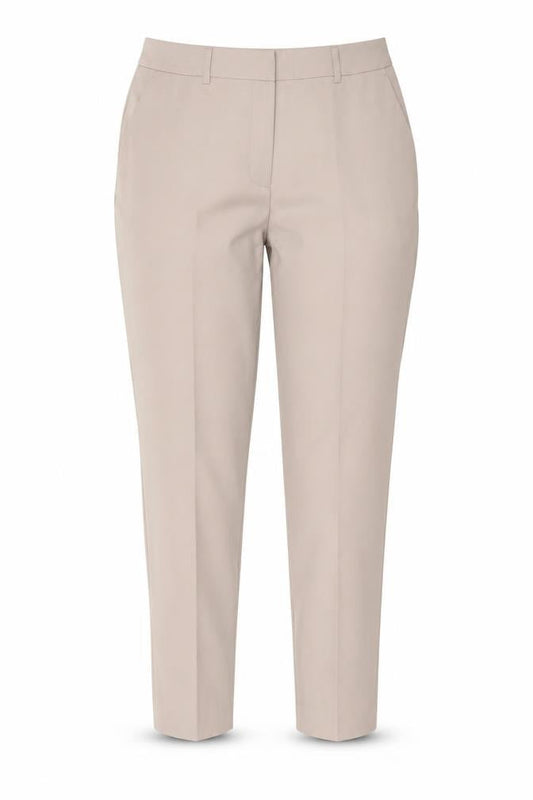 Dorothy Perkins Women Beige Slim Tapered Work Trousers Size 12