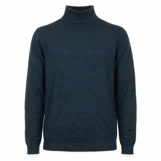 River Island Men’s Green Roll Neck Cotton Jumper M