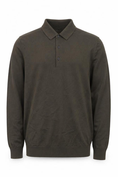 Marks and Spencer Men’s Green Merino Wool Henley Jumper L