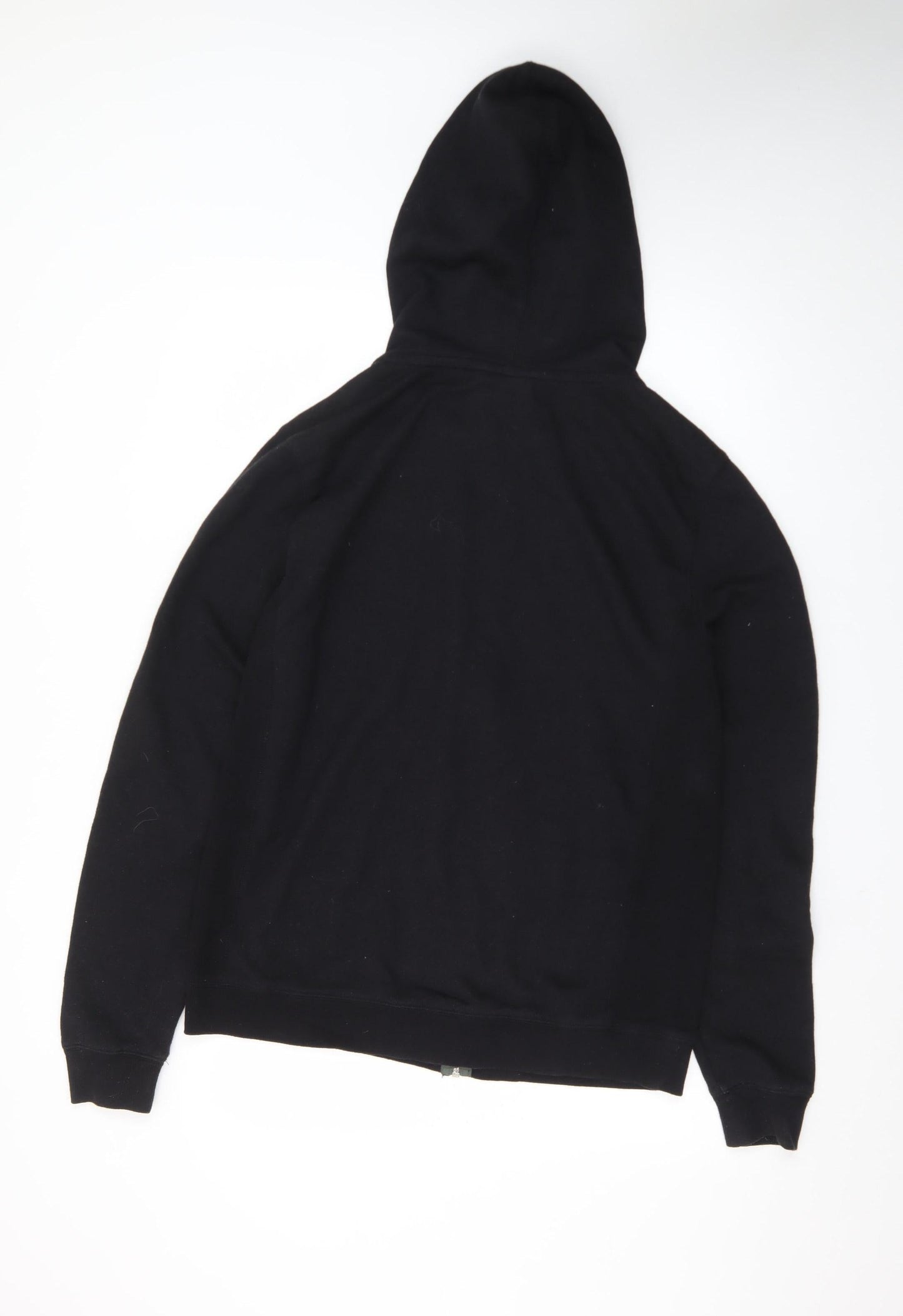 Guru Men's Black Full Zip Hoodie Large Athletic Fit