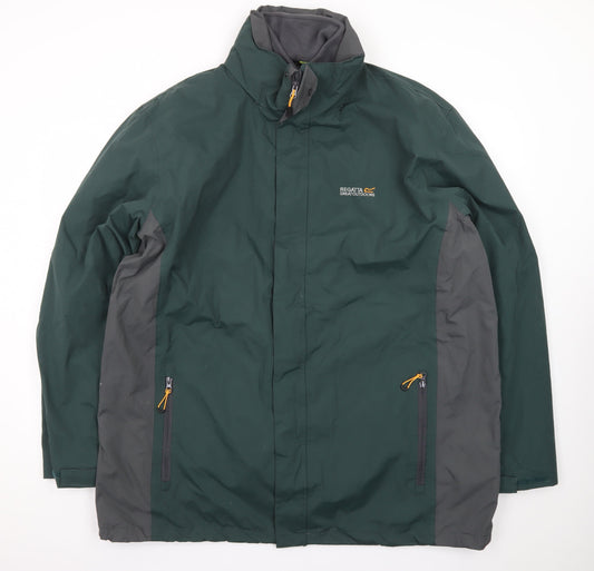 Regatta Men's Green 2XL Waterproof Lined Parka Jacket