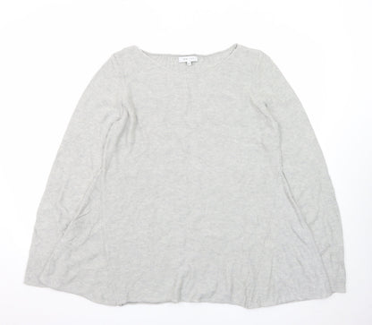 Kew 159 Womens Grey XL Knit Long Sleeve Pullover Jumper