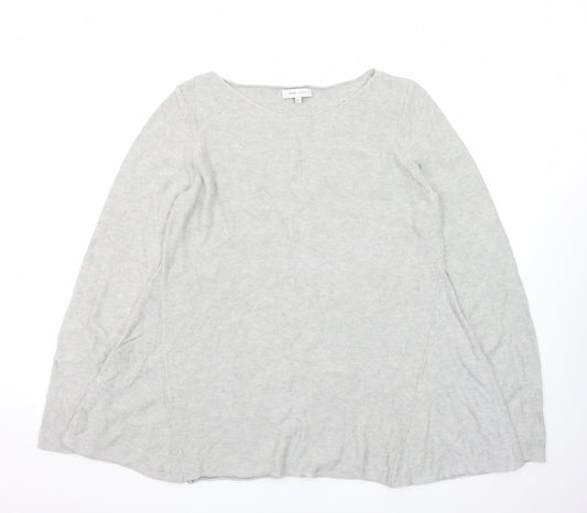 Kew 159 Womens Grey XL Knit Long Sleeve Pullover Jumper