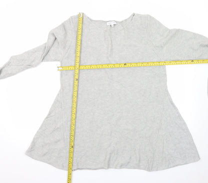 Kew 159 Womens Grey XL Knit Long Sleeve Pullover Jumper
