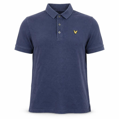 Lyle & Scott Men's Blue Cotton Polo Shirt Size L