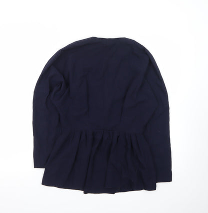 VIP Clothing Women's Blue Size 10 V-Neck Double Breasted Cardigan