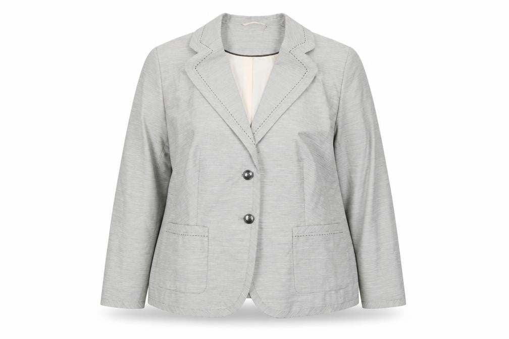 Marks and Spencer Women’s Grey Regular Fit Single Breasted Blazer UK 20