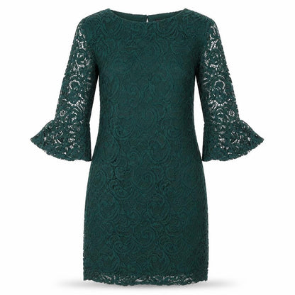 Dorothy Perkins Women’s Green Lace Sheath Dress Size 8