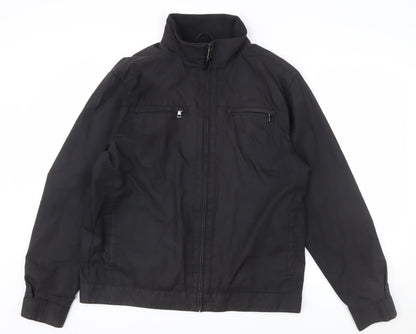 Marks and Spencer Men's Black L Water Repellent Cotton Jacket