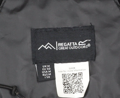 Regatta Womens Black M Waterproof Hooded Rain Jacket