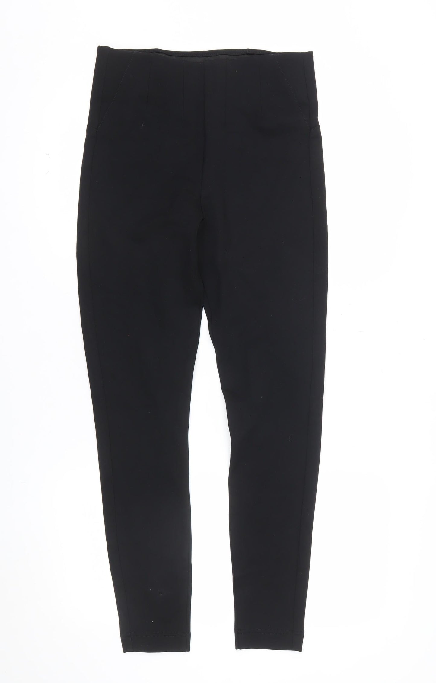 Marks and Spencer Women's Black High Rise Stretch Ankle Leggings Size 12