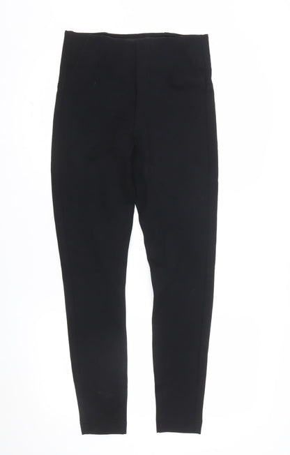 Marks and Spencer Women's Black High Rise Stretch Ankle Leggings Size 12