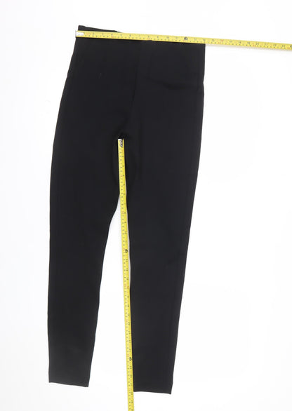 Marks and Spencer Women's Black High Rise Stretch Ankle Leggings Size 12