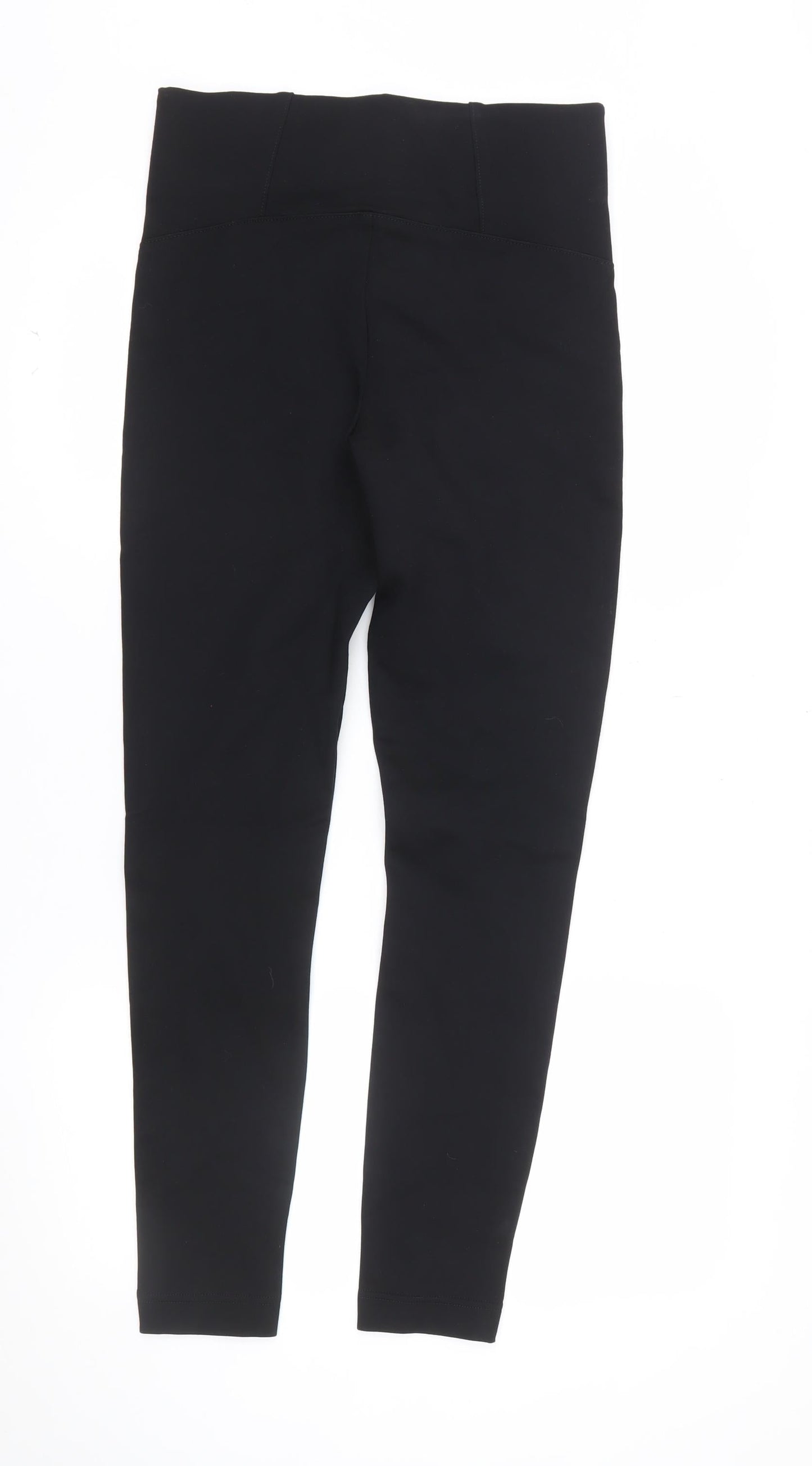 Marks and Spencer Women's Black High Rise Stretch Ankle Leggings Size 12