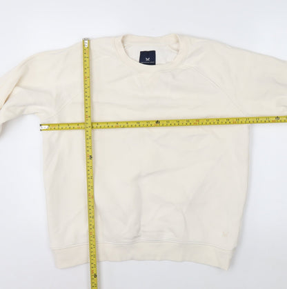 Crew Clothing Company Women’s Ivory Cotton Blend Sweatshirt Size 14