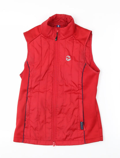 Busse Women's Red Insulated Waistcoat Bodywarmer S