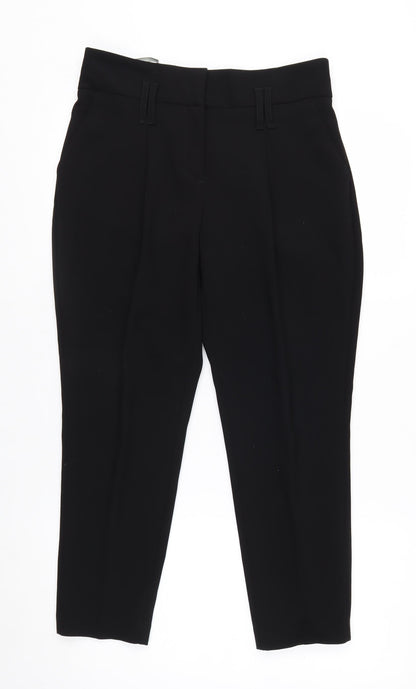 Dorothy Perkins Womens Black Size 8 Polyester Tapered Trousers