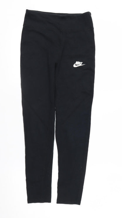 Nike Women’s Black XL Tight Fit Cotton Stretch Active Leggings