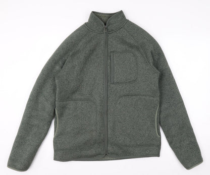 Marks and Spencer Women’s Green Fleece Zip Jacket Size S