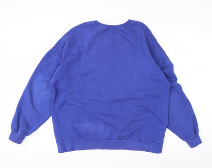 Pull&Bear Pacific Republic Teen Purple New York Print Sweatshirt S