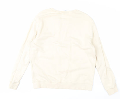 Zara Men Beige Keith Haring Crew Neck Art Sweatshirt L