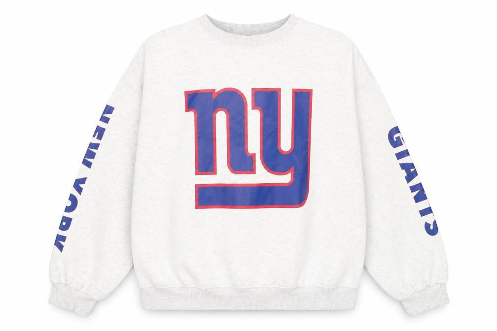 H&M Divided Women's Grey NY Giants Pullover Sweatshirt Size M