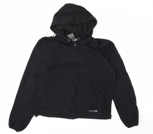 Harley-Davidson Men's Black Full Zip Hoodie M Classic Biker Style