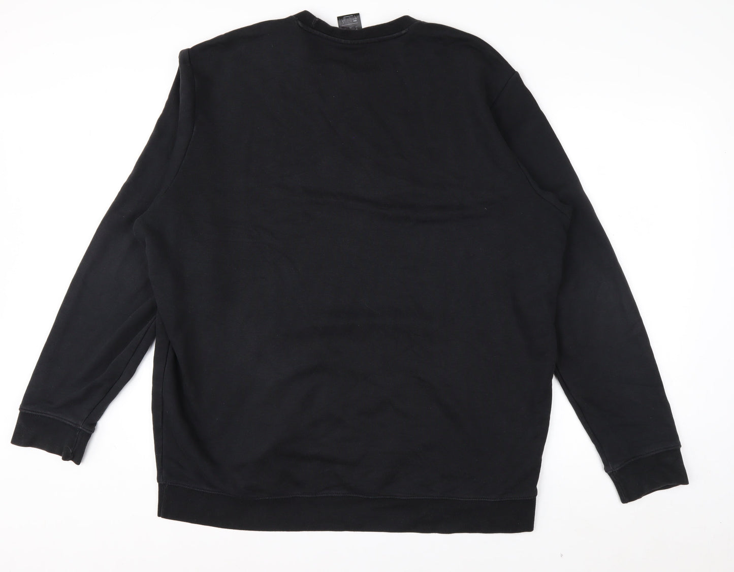 Adidas Men's Black 2XL Pullover Crew Neck Sports Sweatshirt