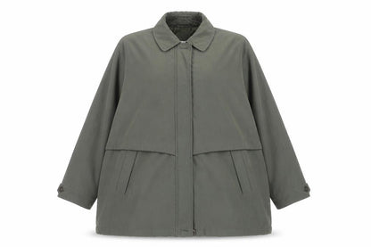Broketex Women's Green Long Waterproof Rain Coat L