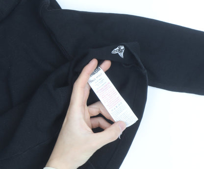 Jack Wills Womens Black Size 10 Roll Neck Long Sleeve Jumper