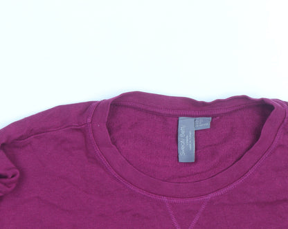 Sweaty Betty Womens Purple Long Sleeve Pullover Sweatshirt Size L