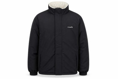 Palmer Men's Black XL Winter Puffer Jacket Polyester Stand-Up Collar