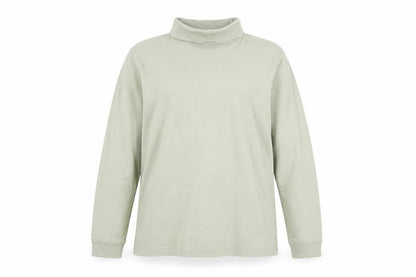 Country Collection Women’s Green Roll Neck Long Sleeve Cotton Top M