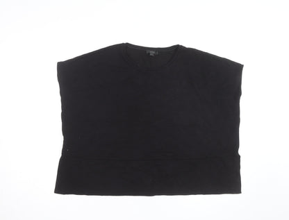 COS Women's Black Cotton Sleeveless Pullover Jumper M