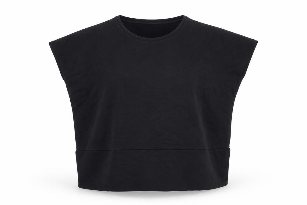 COS Women's Black Cotton Sleeveless Pullover Jumper M