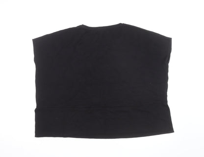 COS Women's Black Cotton Sleeveless Pullover Jumper M