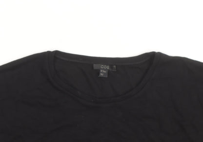 COS Women's Black Cotton Sleeveless Pullover Jumper M