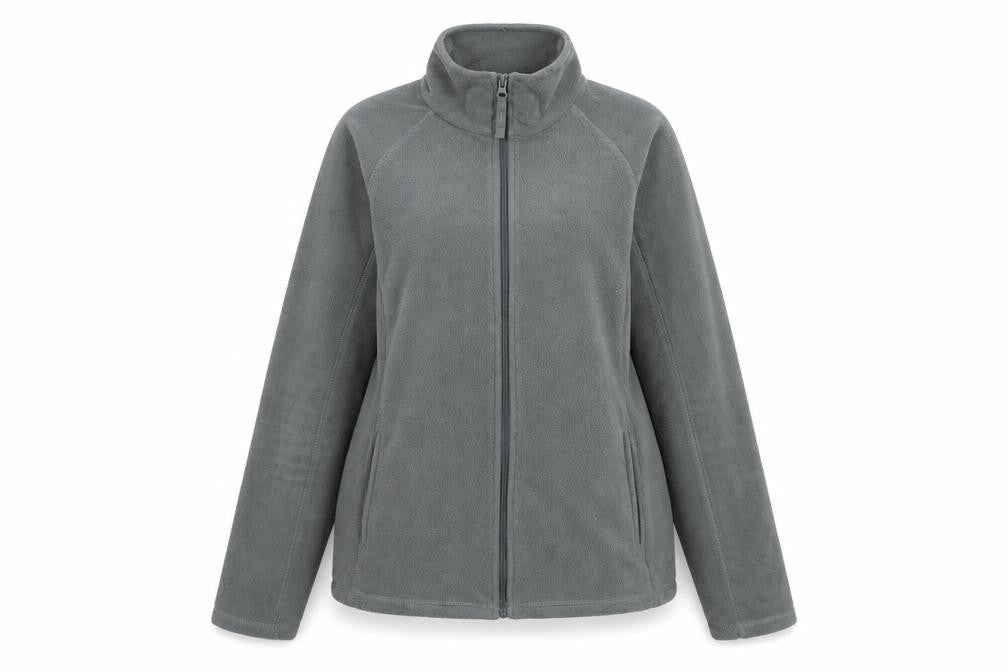 Mountain Warehouse Womens Grey Fleece Full Zip Jacket Size 12