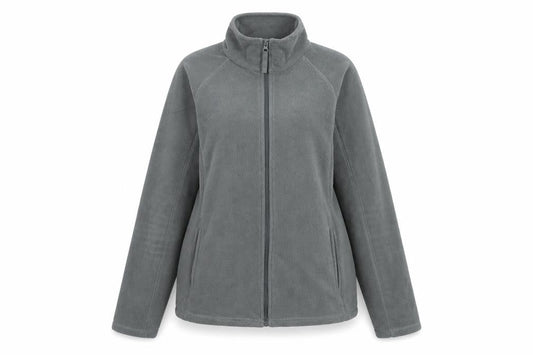 Mountain Warehouse Womens Grey Fleece Full Zip Jacket Size 12