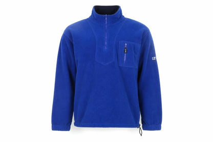 NX Branded Sports Men's Blue Fleece 1/4 Zip Pullover Sweatshirt M