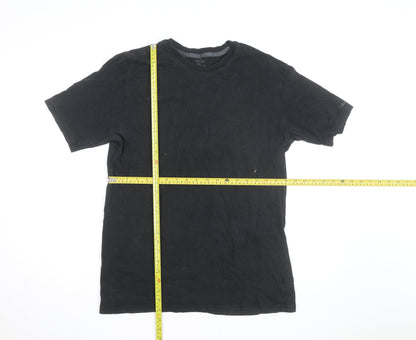 Calvin Klein Men's Black Cotton Crew Neck T-Shirt Size L