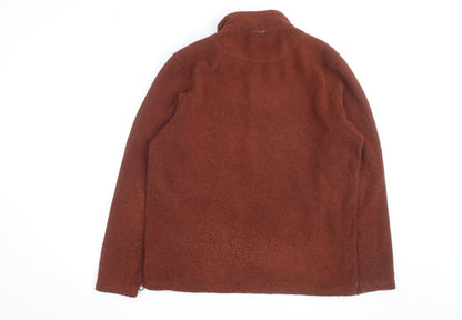 Craghoppers Men's Brown Fleece Full Zip Jacket Size M Regular Fit