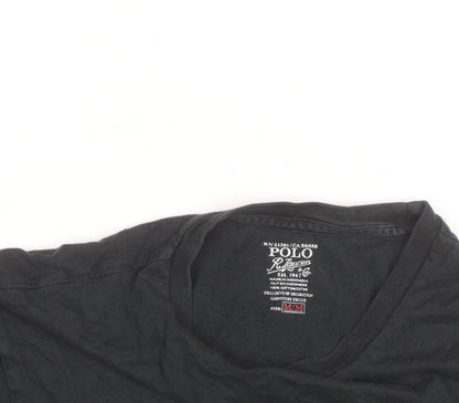 Ralph Lauren Men’s Black Short Sleeve Crew Neck Cotton T-Shirt M