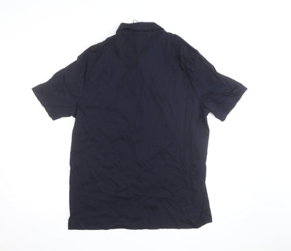 Marks and Spencer Autograph Men's Black Supima Cotton Polo Shirt L