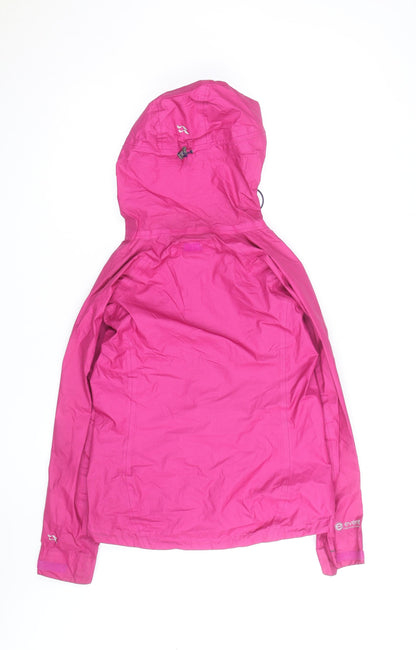 Rab Womens Pink Waterproof Hooded Rain Jacket Size 10