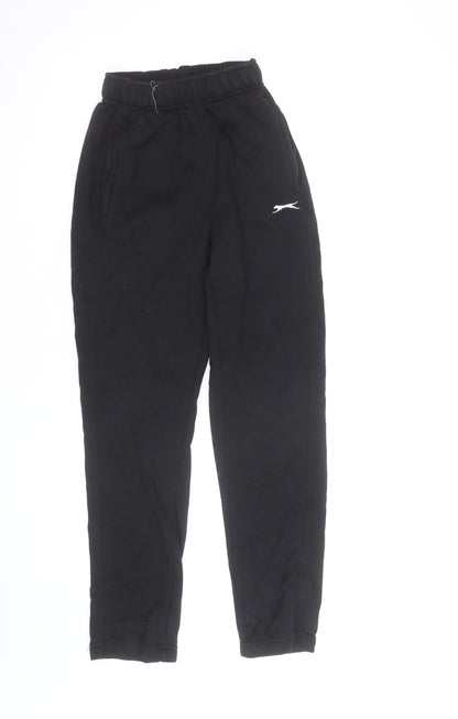 Slazenger Men's Black XS Jogger Sweatpants with Elastic Waist