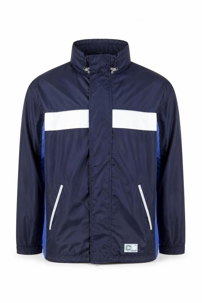 TCM Gear Men's Blue Windbreaker Jacket L Waterproof Outdoor
