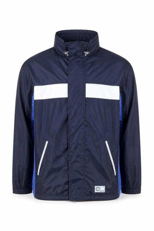 TCM Gear Men's Blue Windbreaker Jacket L Waterproof Outdoor