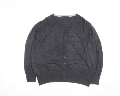 Marks and Spencer Women’s Grey Cashmere Cardigan Size 16
